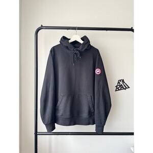 Canada Goose Classic Logo Hoodie Black